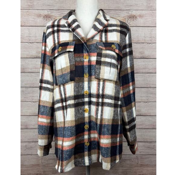 Plaid Flannel Fall Button Up size Small - Picture 1 of 4
